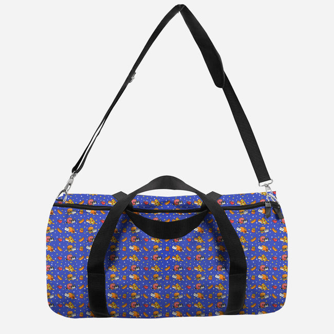 Fast Food Cats In Space-none all over print duffle bag-krisren28