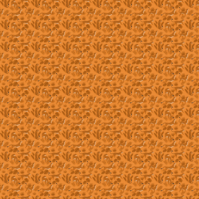 Orange Leopards-mens all over print crew neck tee-Focusnik