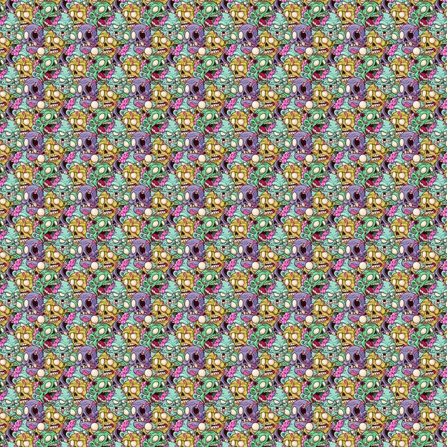 Zombies-womens all over print racerback dress-Focusnik