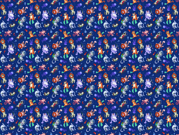 Cats Diving In The Sea