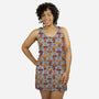 It's Raining Cats And Dogs-womens all over print racerback dress-tobefonseca