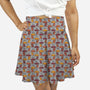 It's Raining Cats And Dogs-womens all over print skater skirt-tobefonseca