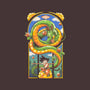 Dragon Kid-none polyester shower curtain-Arigatees