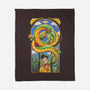 Dragon Kid-none fleece blanket-Arigatees
