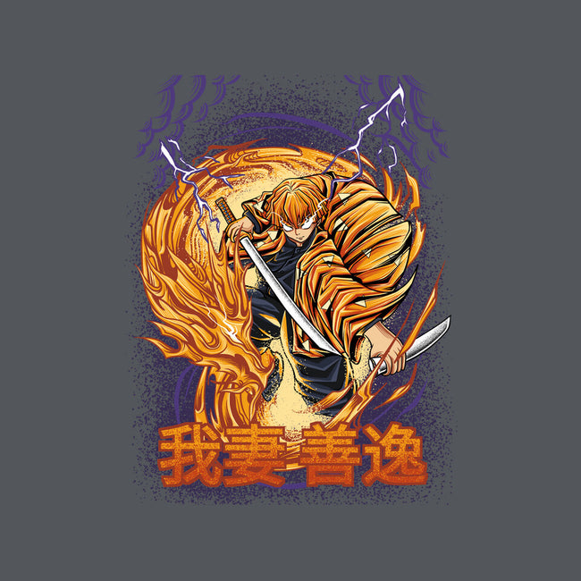 Lightning Breathing-mens premium tee-alanside