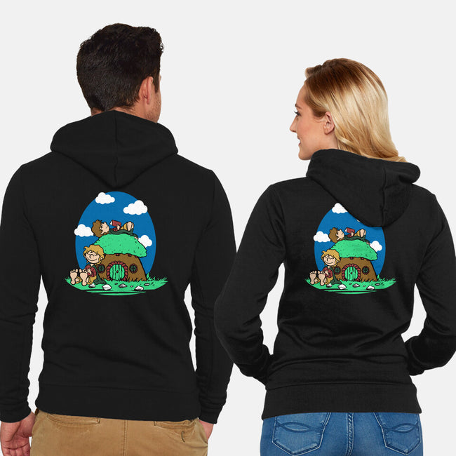 The Shire-unisex zip-up sweatshirt-fanfabio