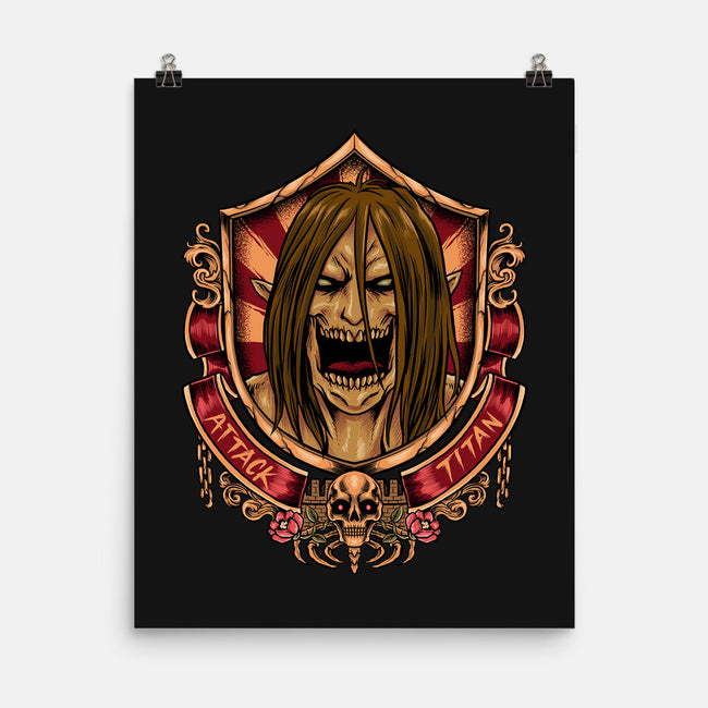 Attack Badge-none matte poster-spoilerinc