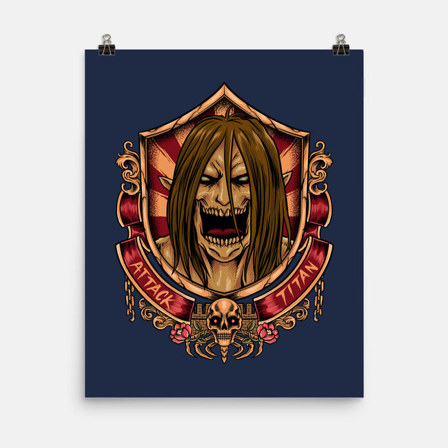 Attack Badge-none matte poster-spoilerinc