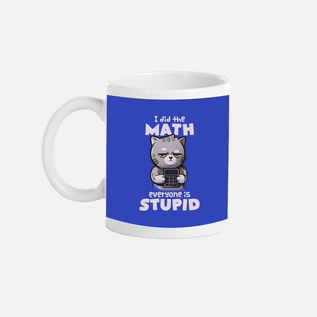 Math Cat-none glossy mug-eduely
