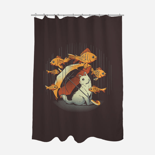 A Day In A Cat's Life-none polyester shower curtain-tobefonseca