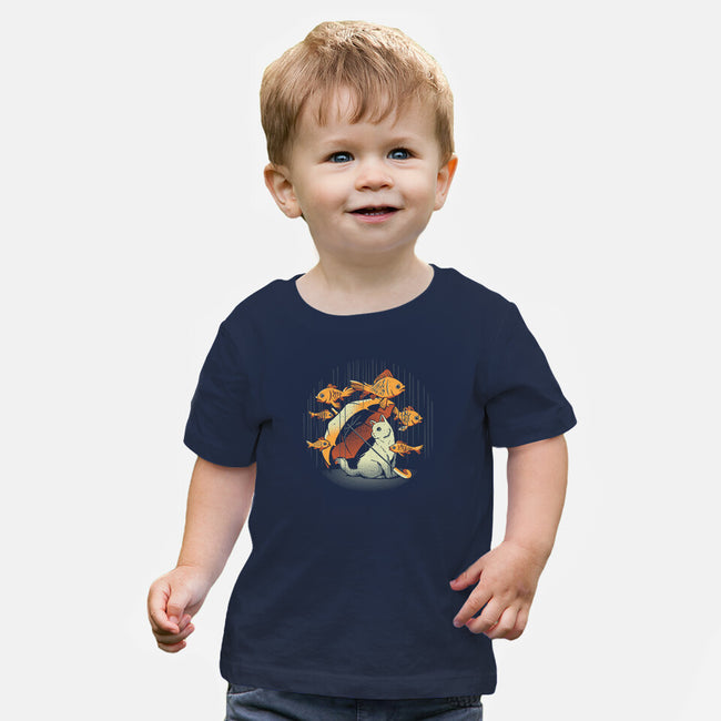 A Day In A Cat's Life-baby basic tee-tobefonseca