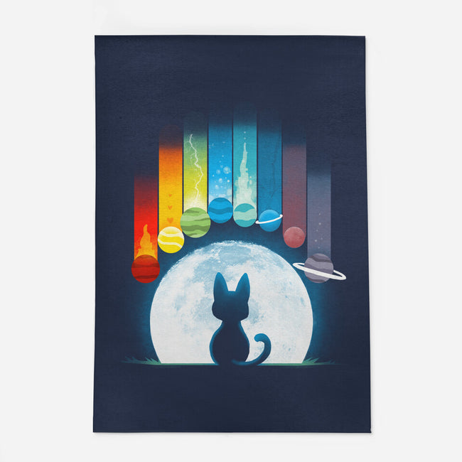 Cat Planets-none outdoor rug-Vallina84