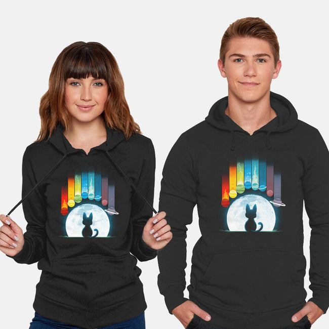 Cat Planets-unisex pullover sweatshirt-Vallina84