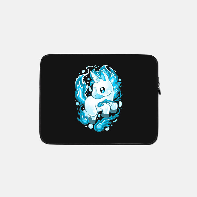 Water Unicorn-none zippered laptop sleeve-Vallina84