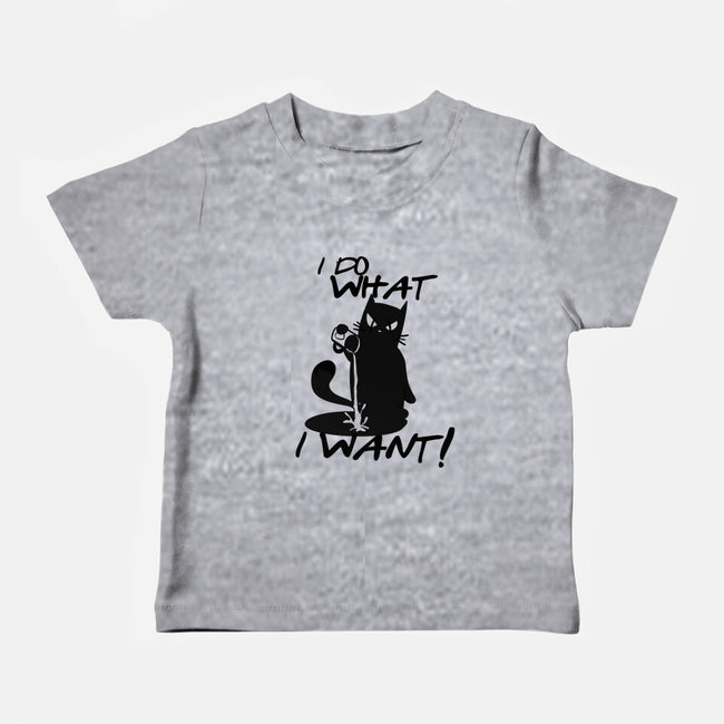 I Do What I Want-baby basic tee-fanfabio