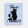 I Do What I Want-none stretched canvas-fanfabio