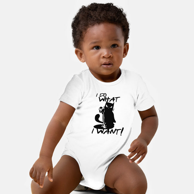 I Do What I Want-baby basic onesie-fanfabio
