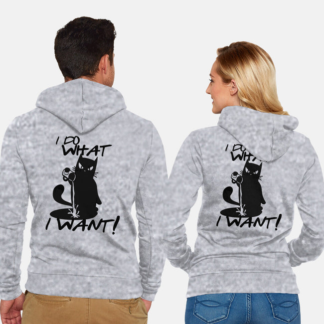 I Do What I Want-unisex zip-up sweatshirt-fanfabio