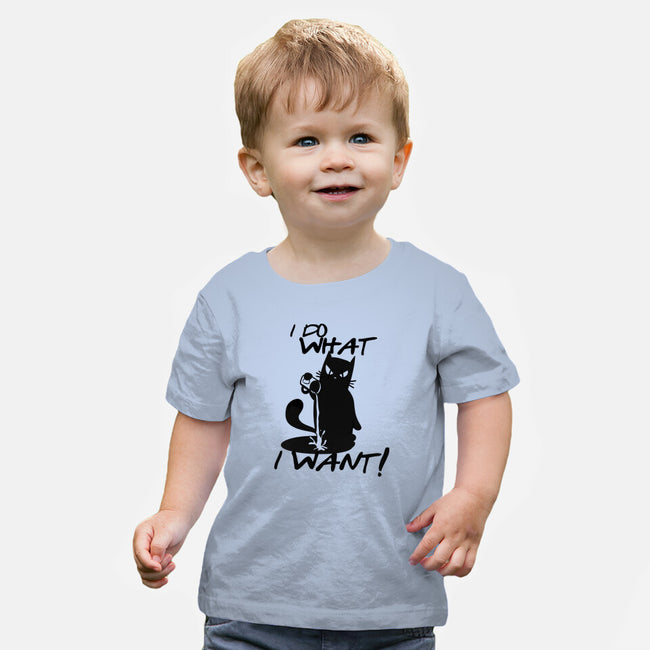 I Do What I Want-baby basic tee-fanfabio