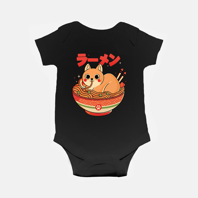 Ramen Cat-baby basic onesie-Douglasstencil
