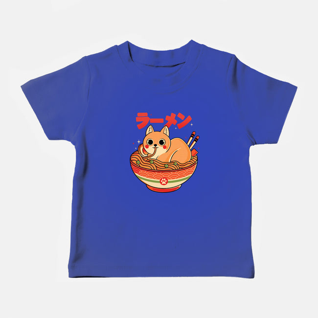 Ramen Cat-baby basic tee-Douglasstencil