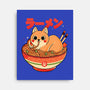 Ramen Cat-none stretched canvas-Douglasstencil