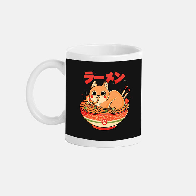 Ramen Cat-none glossy mug-Douglasstencil