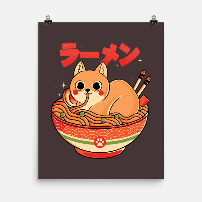 Ramen Cat-none matte poster-Douglasstencil