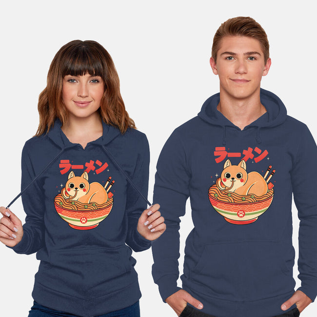 Ramen Cat-unisex pullover sweatshirt-Douglasstencil
