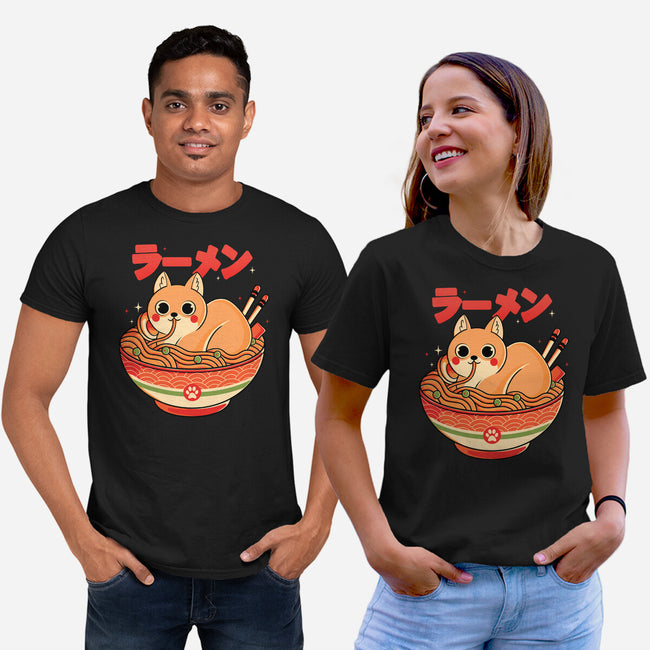 Ramen Cat-unisex basic tee-Douglasstencil