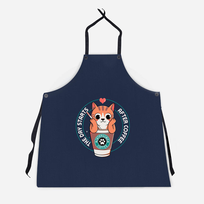 Catppuccino-unisex kitchen apron-Douglasstencil