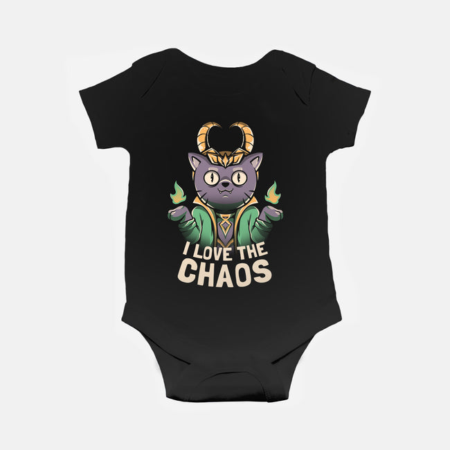 I Love The Chaos-baby basic onesie-eduely