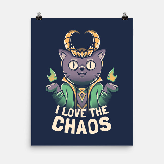 I Love The Chaos-none matte poster-eduely