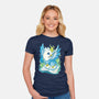 Magic Griffin-womens fitted tee-Vallina84