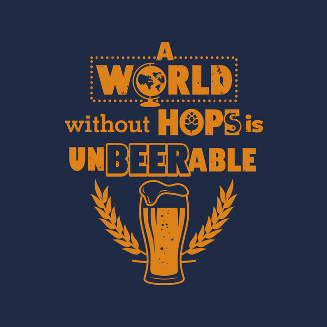 A World Without Hops-none polyester shower curtain-Boggs Nicolas