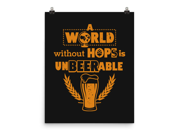 A World Without Hops