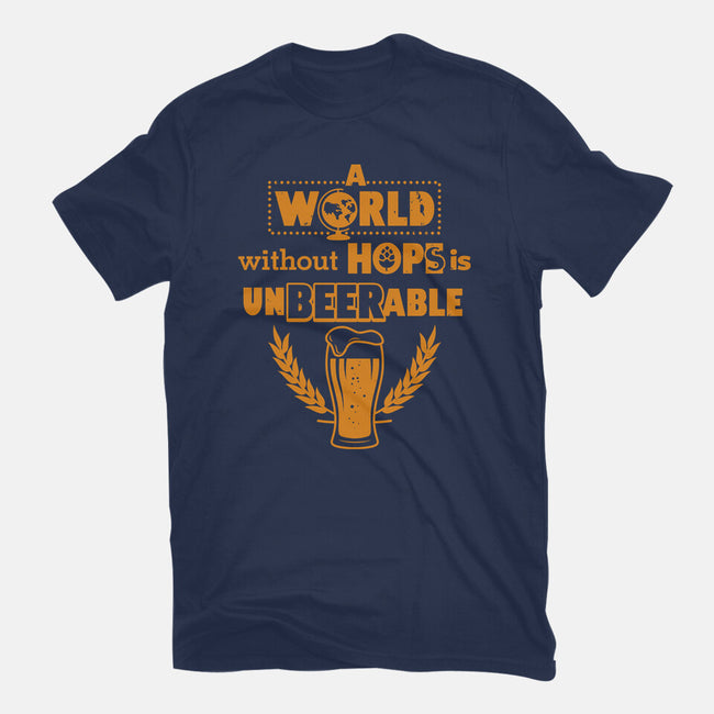 A World Without Hops-mens basic tee-Boggs Nicolas