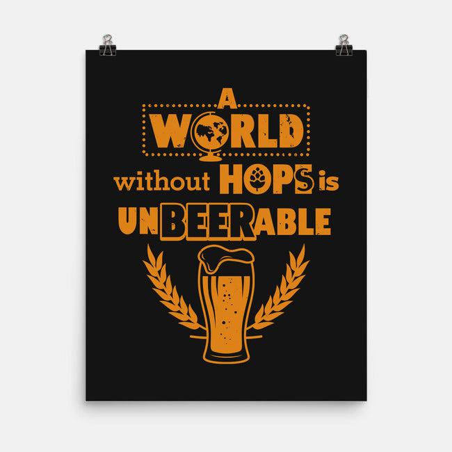 A World Without Hops-none matte poster-Boggs Nicolas