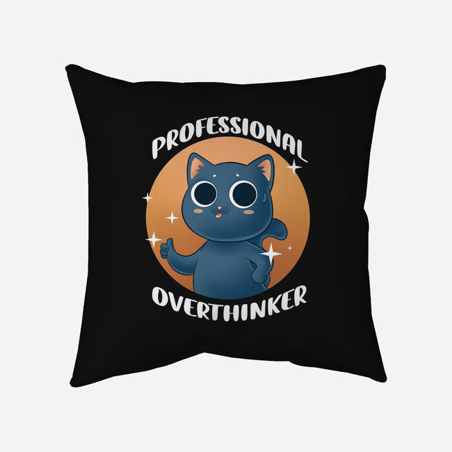 Professional Overthinker-none removable cover w insert throw pillow-FunkVampire