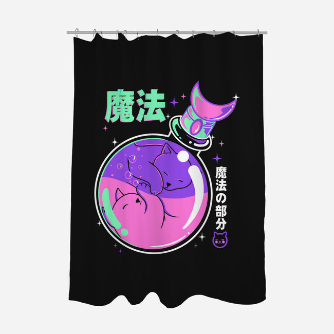 Poison Magicat-none polyester shower curtain-Douglasstencil