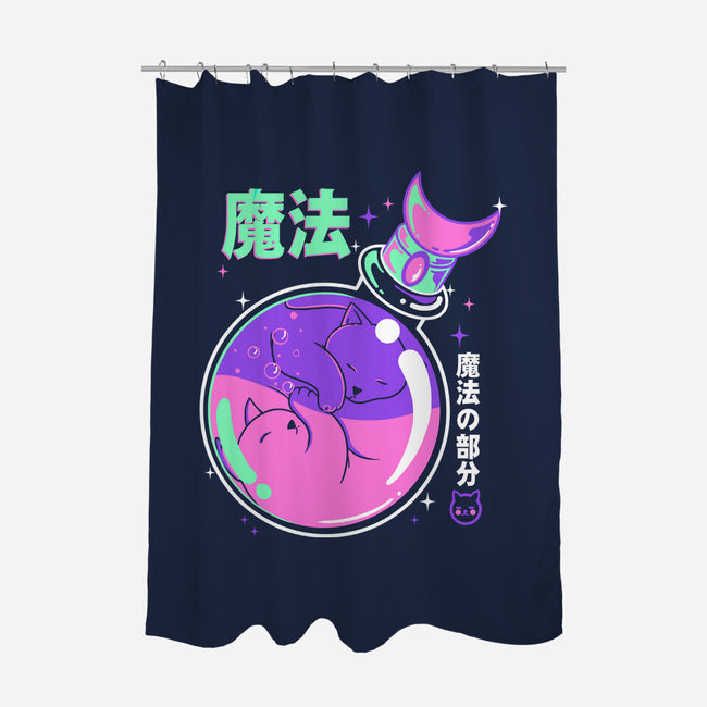 Poison Magicat-none polyester shower curtain-Douglasstencil