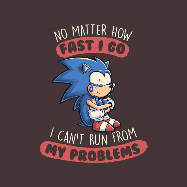 I Can't Run From My Problems-none glossy sticker-koalastudio