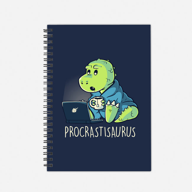 Procrastisaurus-none dot grid notebook-koalastudio