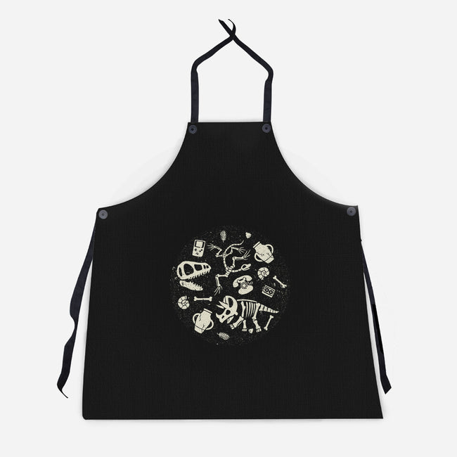 Dinosaur Fossils-unisex kitchen apron-tobefonseca