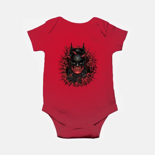 Not A Hero-baby basic onesie-glitchygorilla