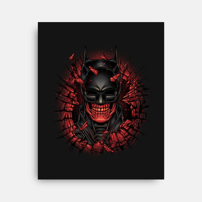 Not A Hero-none stretched canvas-glitchygorilla