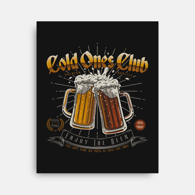 Cold Ones Club-none stretched canvas-Getsousa!