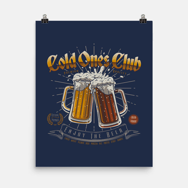 Cold Ones Club-none matte poster-Getsousa!