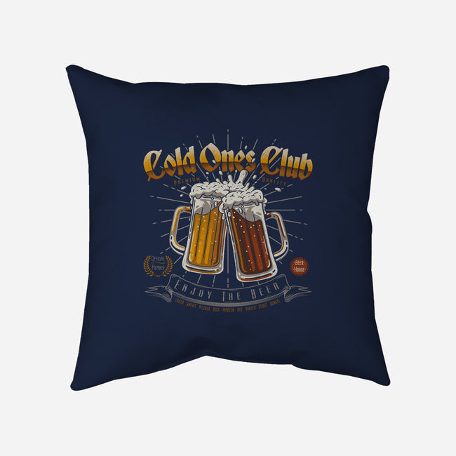 Cold Ones Club-none removable cover w insert throw pillow-Getsousa!