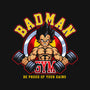 Badman Gym-none stretched canvas-CoD Designs